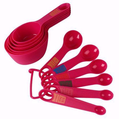 Show details for Flipkart Yangli 12pcs-cups-spoon-pink Measuring Cup Set Picture of Flipkart Yangli 12pcs-cups-spoon-pink Measuring Cup Set